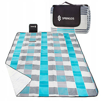 Коврик для пікніка та кемпінгу складаний Springos 200 x 200 см PM002 .