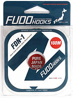 Леска рыболовная прозрачная Fudo Hooks FDN-1 100 м 0.4 мм 15.6 кг