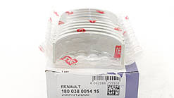 Вкладиші корінні (+0.25) вала на Рено Трафік 06-> 2.0 dCi — NPR (Німеччина) -180038001415