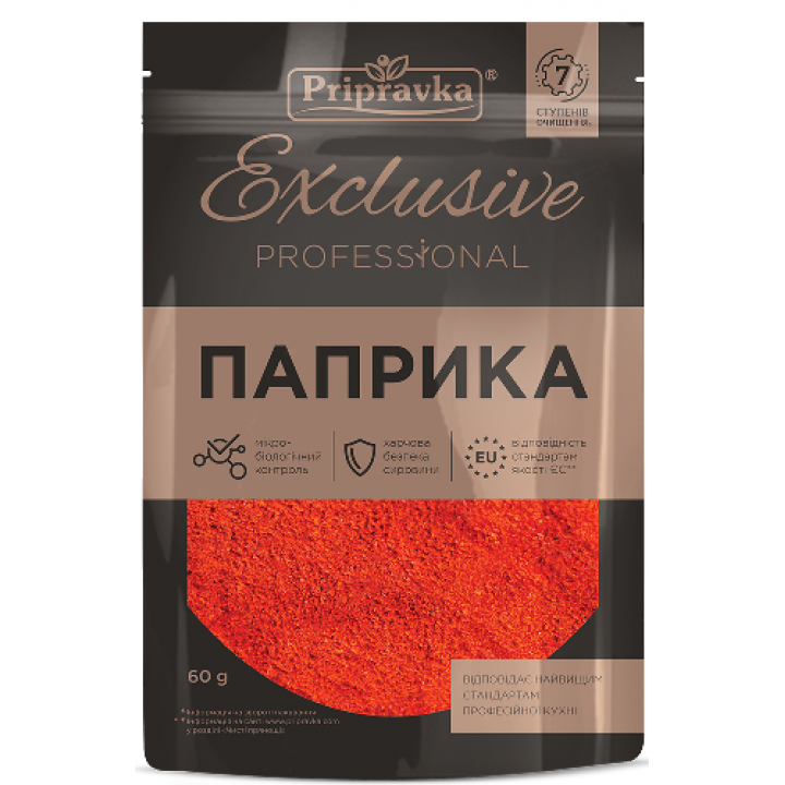 Приправа Паприка мелена "Exclusive" ТМ "Приправка" (60 г)