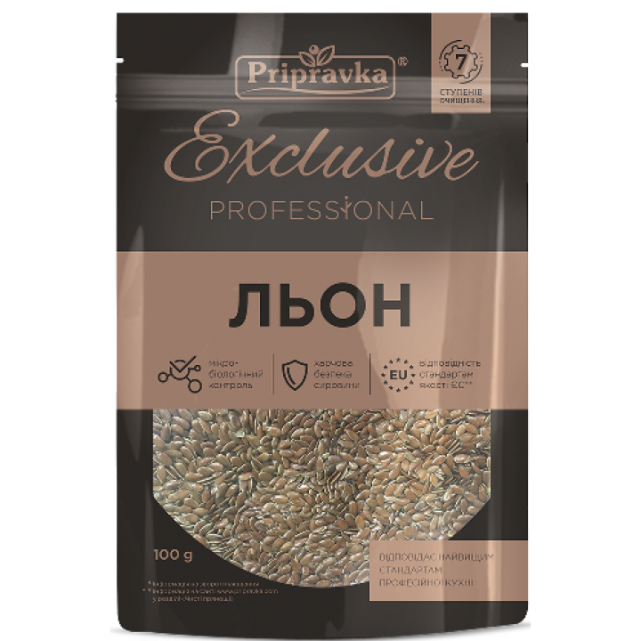 Приправа Насіння Льону "Exclusive" ТМ "Приправка" (100 г)