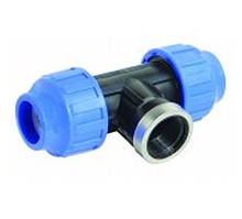 Трійник ВР d 110х4"х110 мм, з внутрішньою різзю, STP