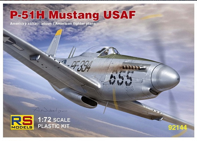 Пластикова модель 1/72 RS models 92144 Американський винищувач P-51 H Mustang USAF