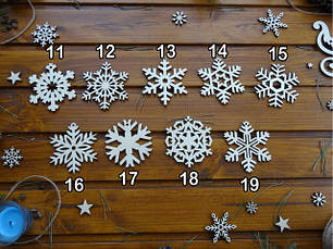 Дерев'яні новорічні іграшки