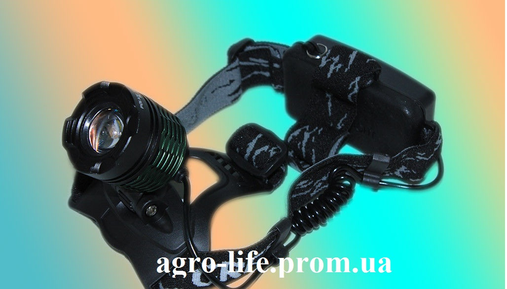 Потужний ліхтарик налобний Police BL-2188B Т6 150000W, фото 1