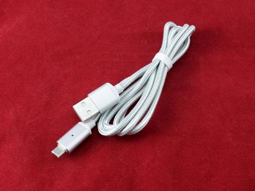 MicroUSB магнітний дата кабель Samsung LG Xiaomi, нейлон 2.4А 1м