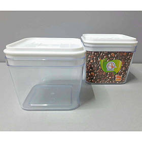 Ємність для сипучих продуктів 0,6 л Алеана 168024 прозорий