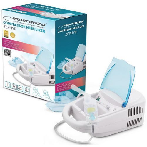 Інгалятор компресорний небулайзер Esperanza ECN002 Zephyr, фото 1