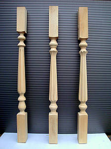 Дерев'яні балісини з бука фрезеровані