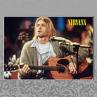 Плакат А3 Рок Nirvana