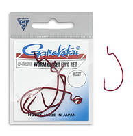 Крючки офсетные Gamakatsu Worm Offset EWG Red №2/0 (5шт)