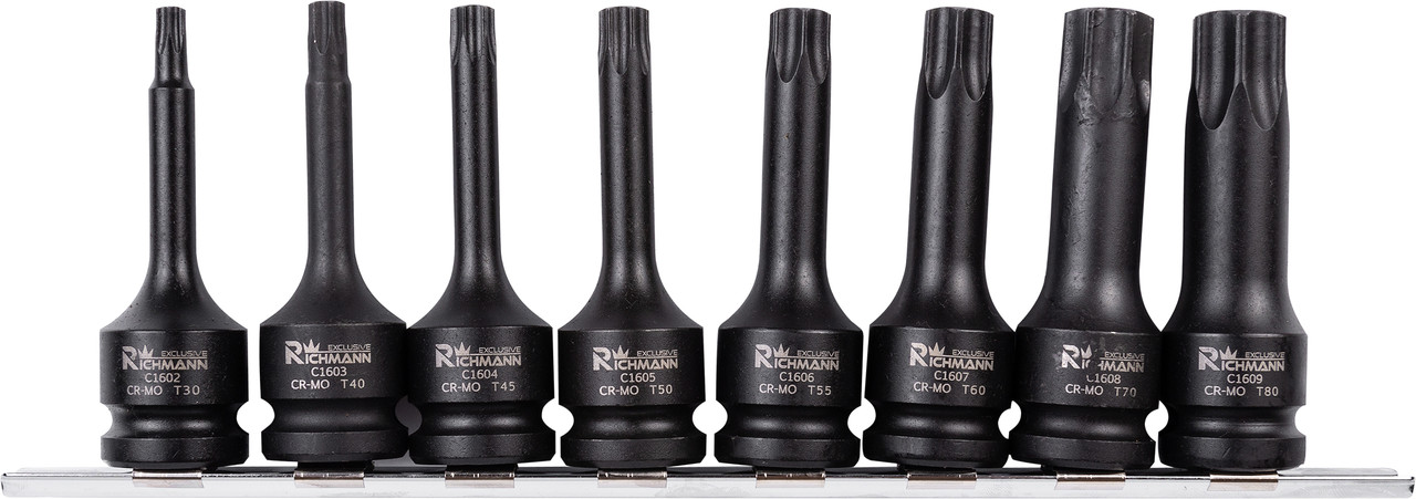 Набір ударних зірочок TORX Richmann 8 шт T30-Т80 (C6950)
