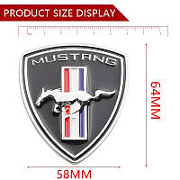 3D емблема MUSTANG, фото 2