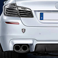 3D емблема MUSTANG червоний, фото 2