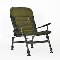 Кресло карповое рыбацкое 2020 Elektrostatyk FK6 комфортное. Нагрузка 150кг/max