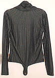 Блуза-боді приталені  з мереживом Body-Jet, фото 2
