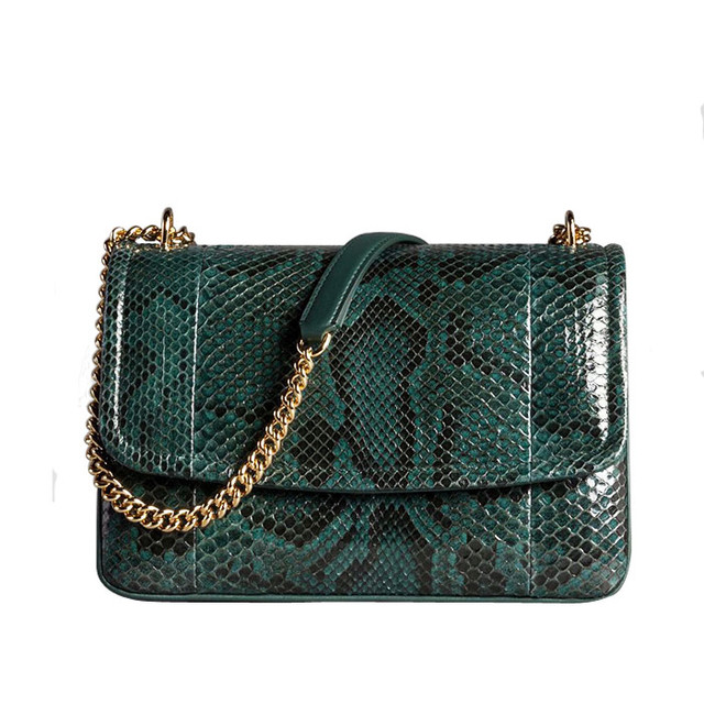 Python green skin bag Dolce & Gabbana