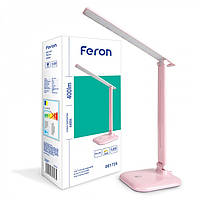 Настільна світлодіодна лампа Feron DE1725 9 W Рожева 6400 K