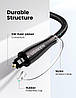 Кабель аудіо Ugreen Toslink оптичний 4.5 mm 2М Black (AV108), фото 6