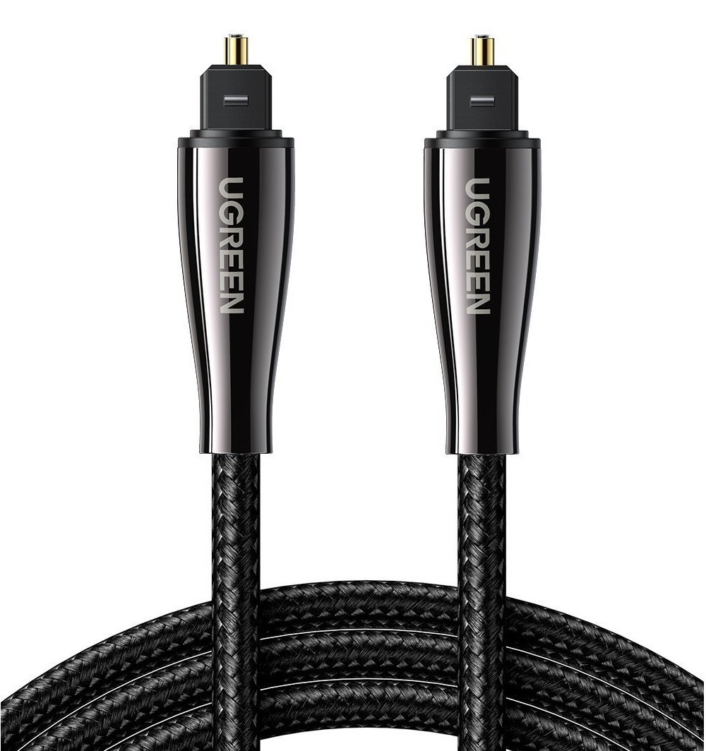 Кабель аудіо Ugreen Toslink оптичний 4.2 mm 1М Black (AV108)