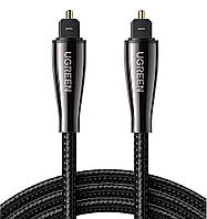 Кабель аудио Ugreen Toslink оптический 4.5mm 2М Black (AV108)