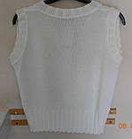 Жилет з былоъ бавовняноъ нитки Mauro, фото 3