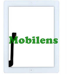 Apple iPad 3, iPad 4 MD510, A1389, A1403, A1416, A1430, A1458, A1460 Тачскрин (сенсор) білий *с кнопкою HOME