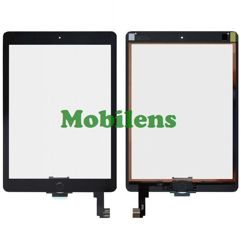 Apple iPad Air 2, iPad 6, A1547, A1566, A1567 Тачскрин (сенсор) чорний з кнопкою HOME HighQuality