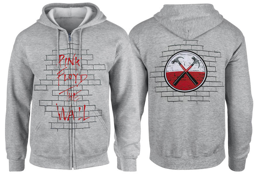 Толстовка на змійці PINK FLOYD The Wall меланжева