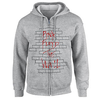 Толстовка на змійці PINK FLOYD The Wall меланжева, фото 3