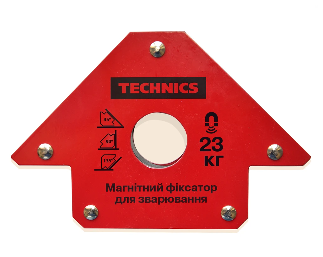 Магнітний фіксатор Technics для зварювання 23 кг 150 х 100 мм (12-161)