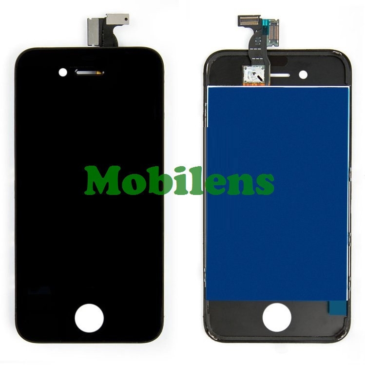 Apple iPhone 4, 4G, A1332 Дисплей + тачскрин (модуль) чорний LowQuality
