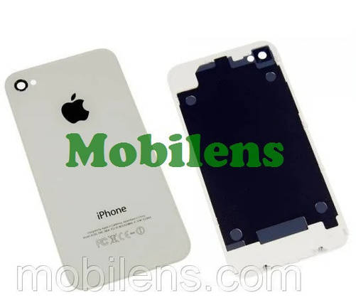 Apple iPhone 4, 4G, A1332 Задня кришка біла, фото 1