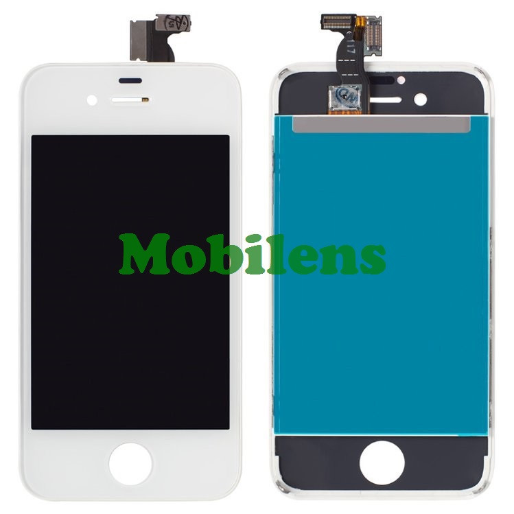 Apple iPhone 4S, A1387 Дисплей + тачскрин (модуль) білий HighQuality