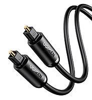 Кабель аудио Ugreen Toslink оптический 4 mm 3М Black (AV122)