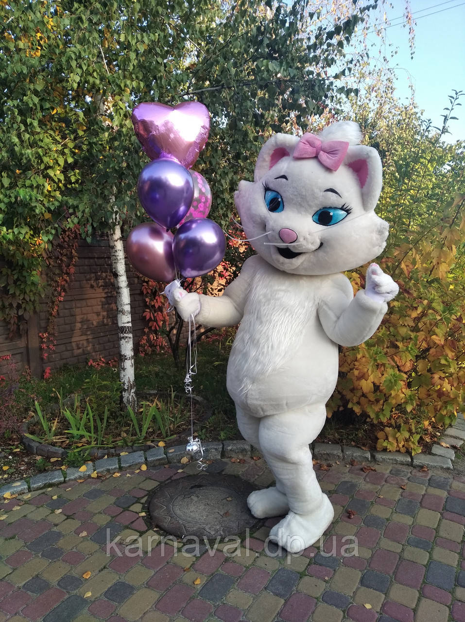 Зрістова лялька "Кішка біла", фото 1