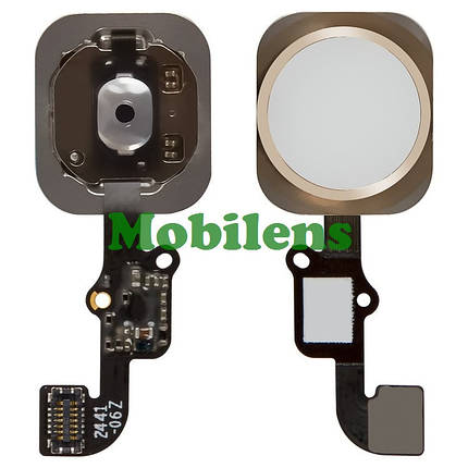 Apple iPhone 6, A1549, A1586, A1589, MG4F2, iPhone 6 Plus Шлейф * з білою кнопкою HOME, фото 1