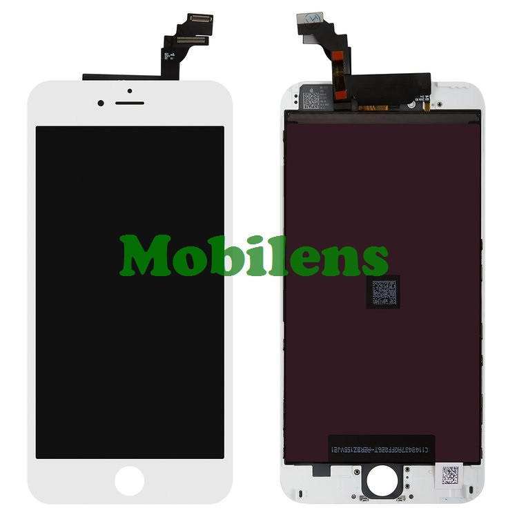 Apple iPhone 6 Plus, A1522, A1524 Дисплей +тачскрин (модуль) білий LowQuality