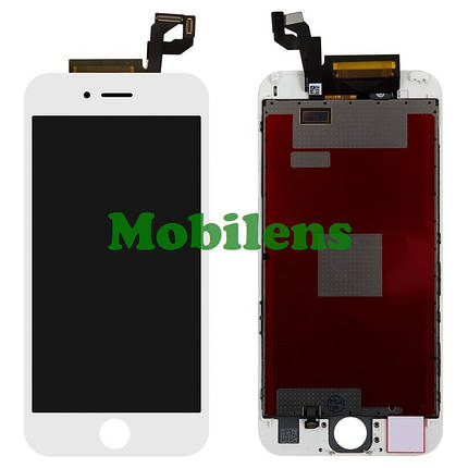 Apple iPhone 6S, A1633, A1688 Дисплей + тачскрин (модуль) білий LowQuality, фото 1