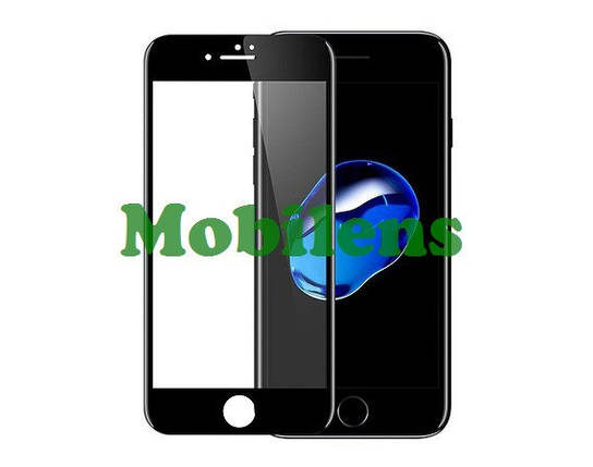 Apple iPhone 7, iPhone 8, iPhone SE 2020 Захисне скло чорне, фото 1