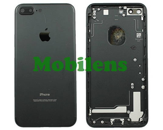 Apple iPhone 7 Plus Задня кришка (корпус) чорна матова, фото 1
