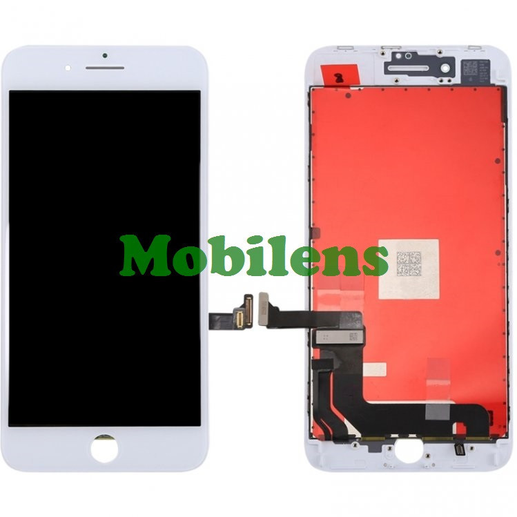 Apple iPhone 8 Plus Дисплей + точскрин (модуль) білий HighQuality