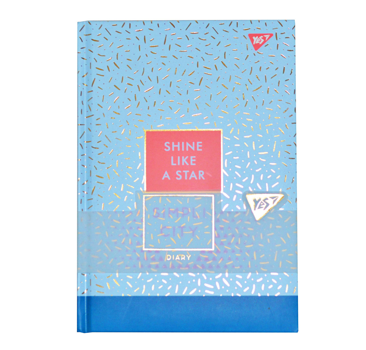Блокнот-мотиватор YES "Shine like a star" серії "Simpli City", 130 х 185 мм, 80 л., гол.