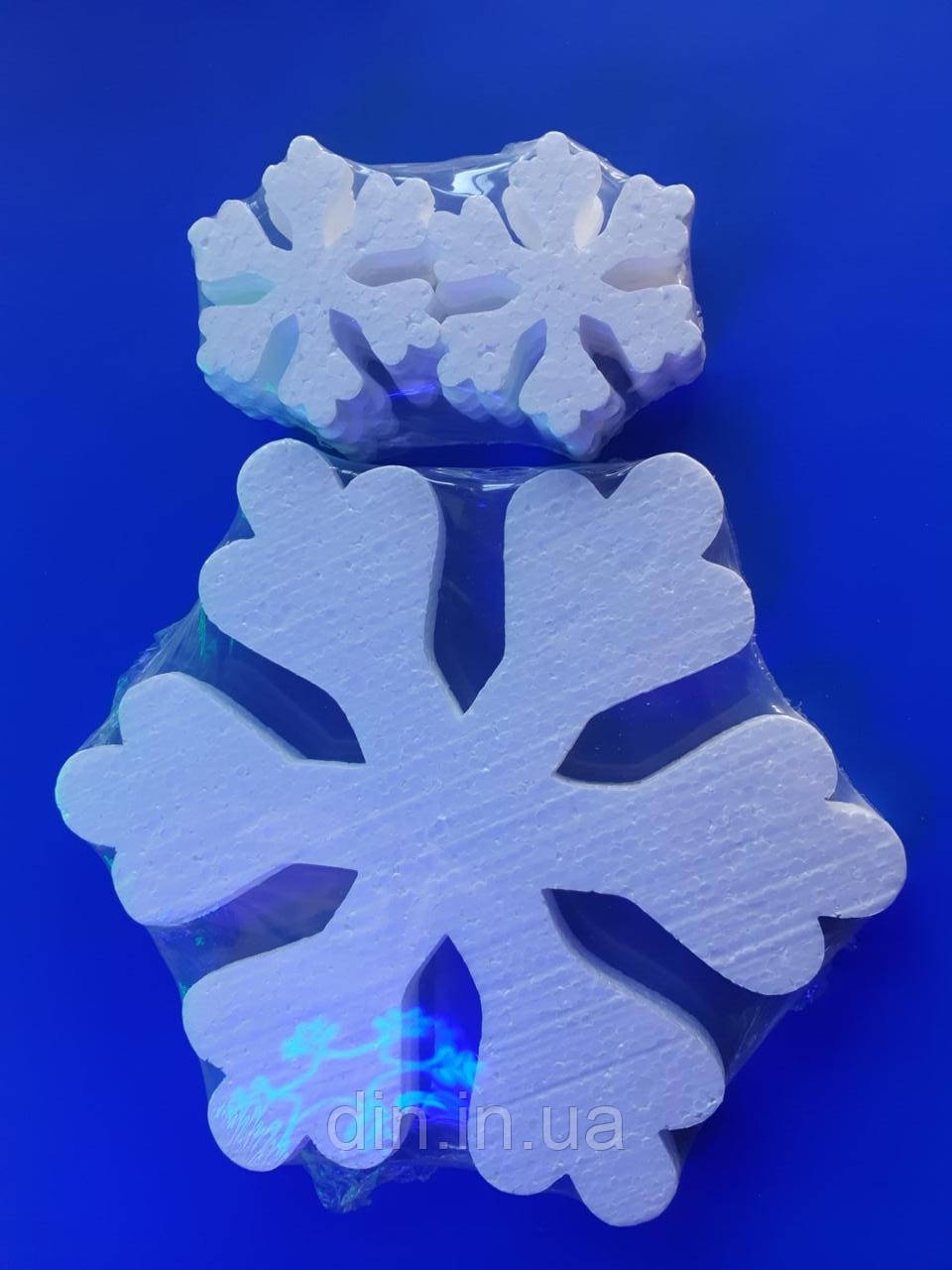 Сніжинка No2 100*100 мм (10 шт. в пакованні), фото 1