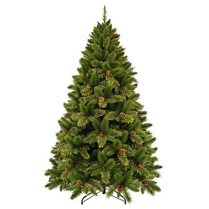 Ялина 185 см Dewberry з шишками та ягодами ожини УЦІНКА, фото 1