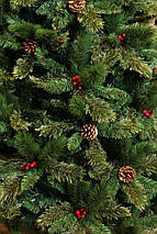 Ялина 185 см Dewberry з шишками та ягодами ожини УЦІНКА, фото 5