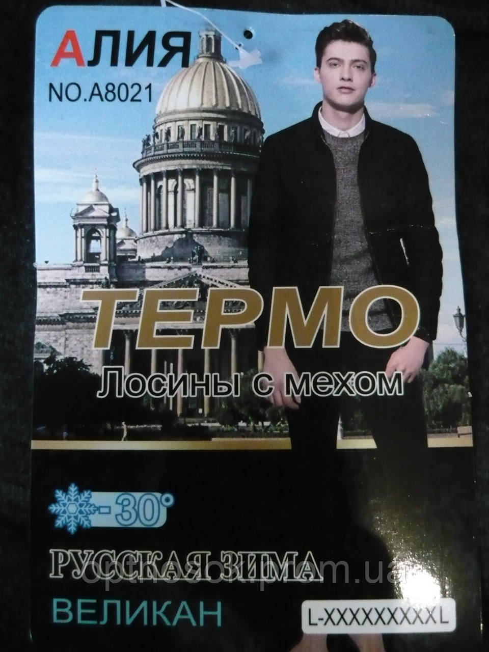 Чоловічі подштанники "Алия" . Термо. Аліяр. Сірі (48-52)., фото 1