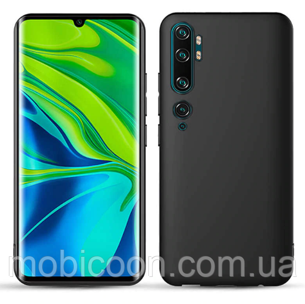 Чохол силіконовий для Xiaomi Mi Note 10 чорний