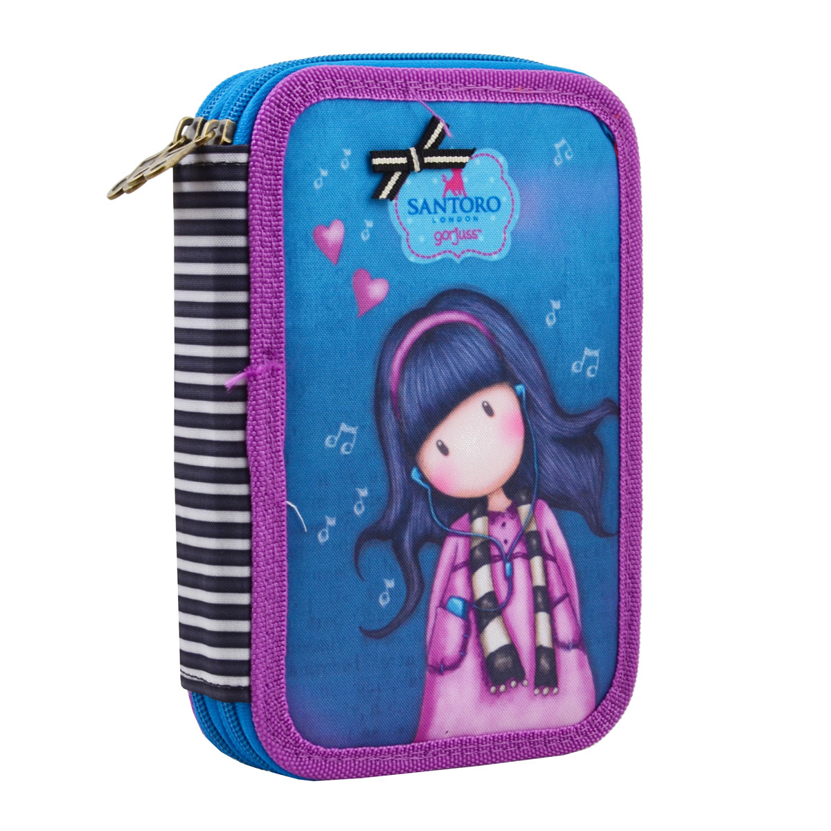 Пенал твердий подвійний HP-01 "Santoro Little Song"