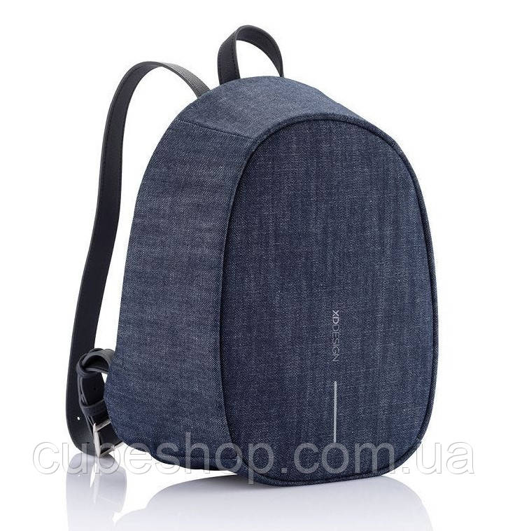 Жіночий міський рюкзак-антизлодій XD Design Bobby Denim Blue (джинсовий)